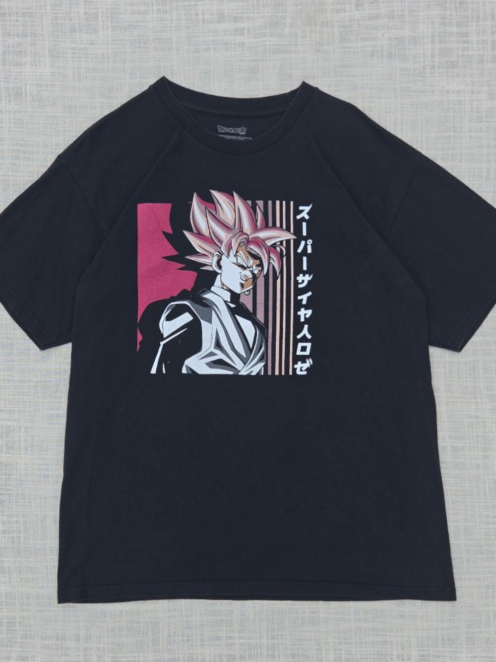 Dragon Ball Super Goku Black Super Saiyan Rosé T-Shirt - Men's Large - Licensed